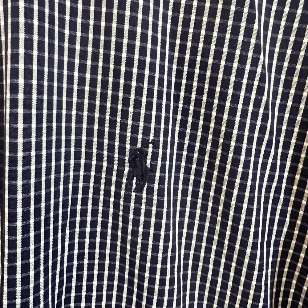 Ralph Lauren Blake Men's Gingham Button Down Long Sleeve Shirt‎ XL
